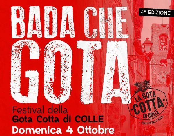 Bada Che Gota IV° edizione, a Colle Alta torna il Festival della Gota Cotta